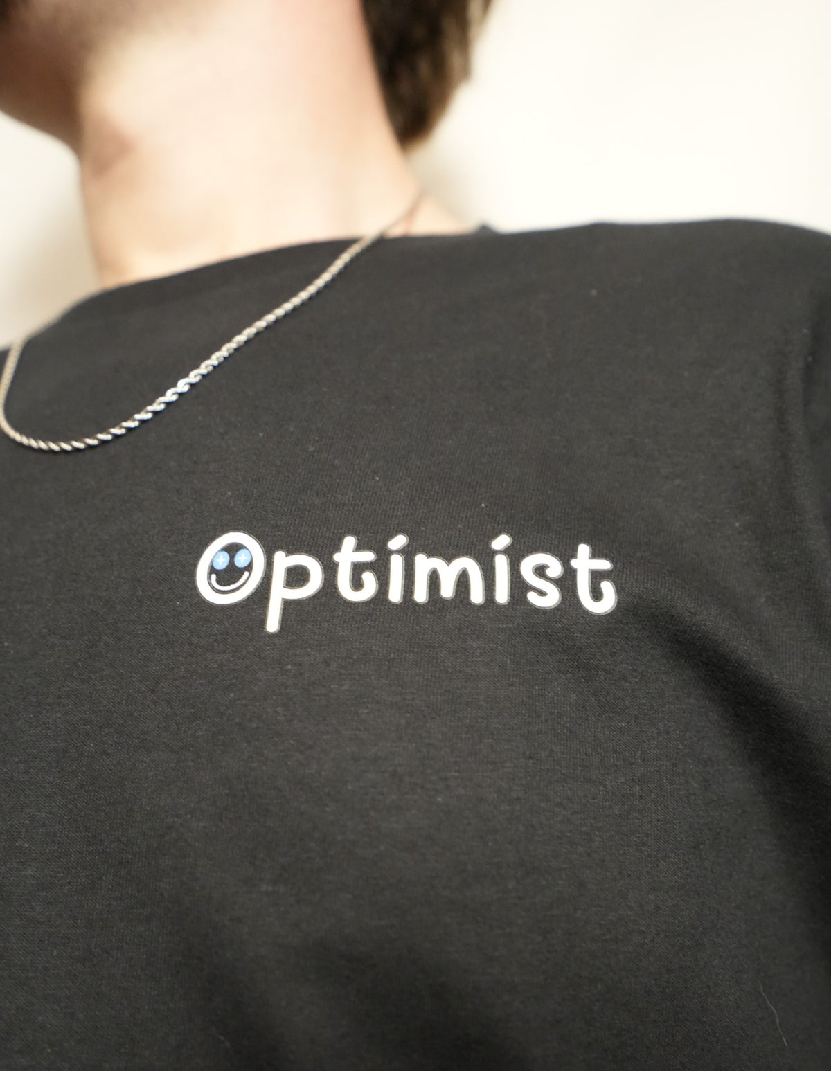 Black Optimist T-Shirt Short Sleeve
