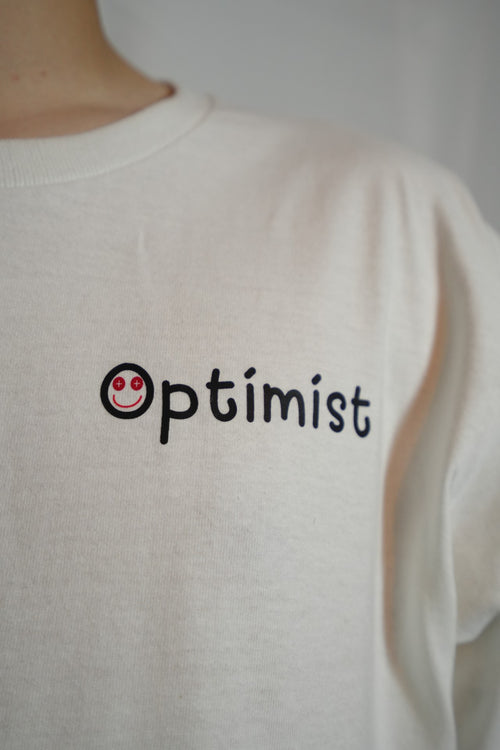 White Optimist Short Sleeve T-Shirt