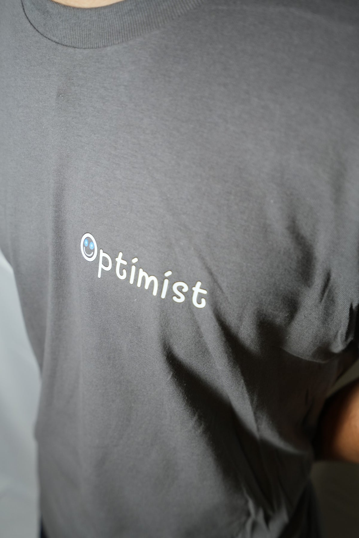 Grey Optimist T-Shirt Short Sleeve