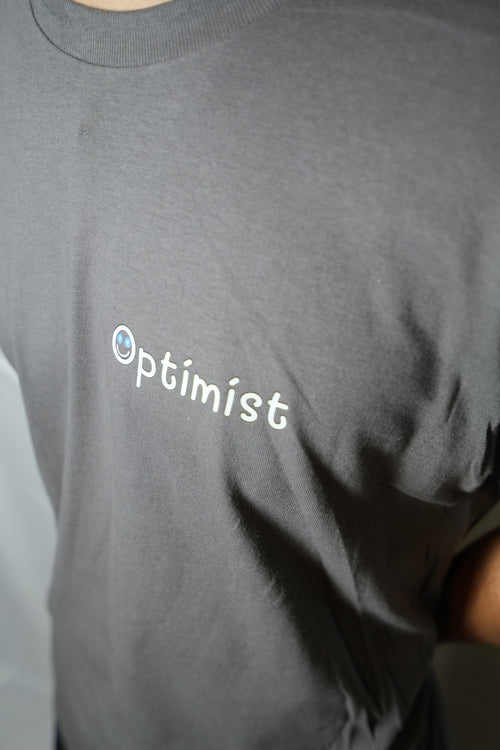 Grey Optimist T-Shirt Short Sleeve