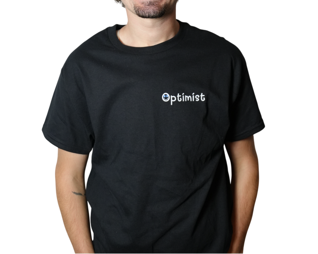 Black Optimist T-Shirt Short Sleeve