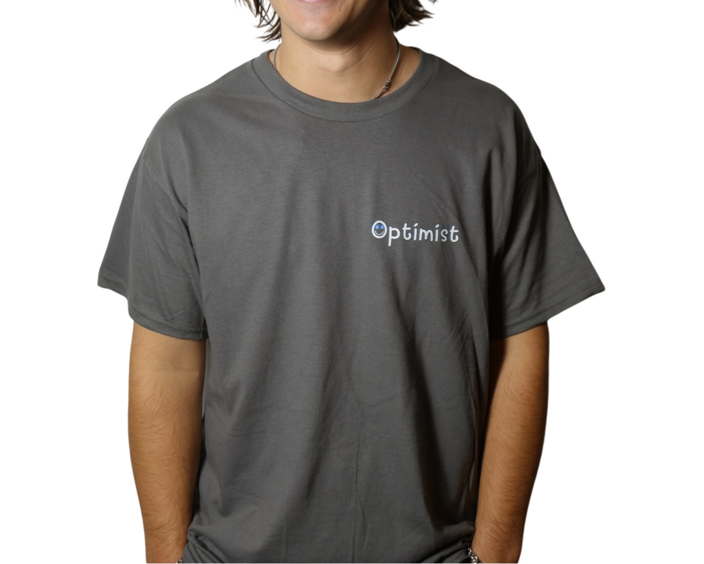 Grey Optimist T-Shirt Short Sleeve