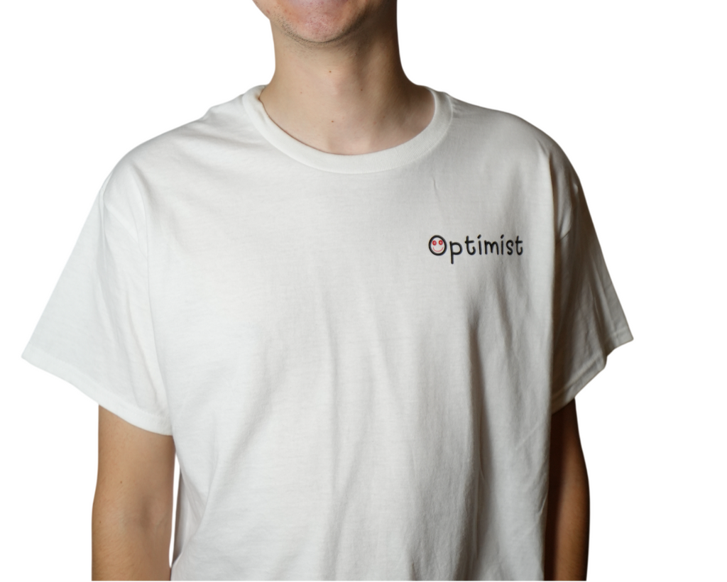 White Optimist Short Sleeve T-Shirt